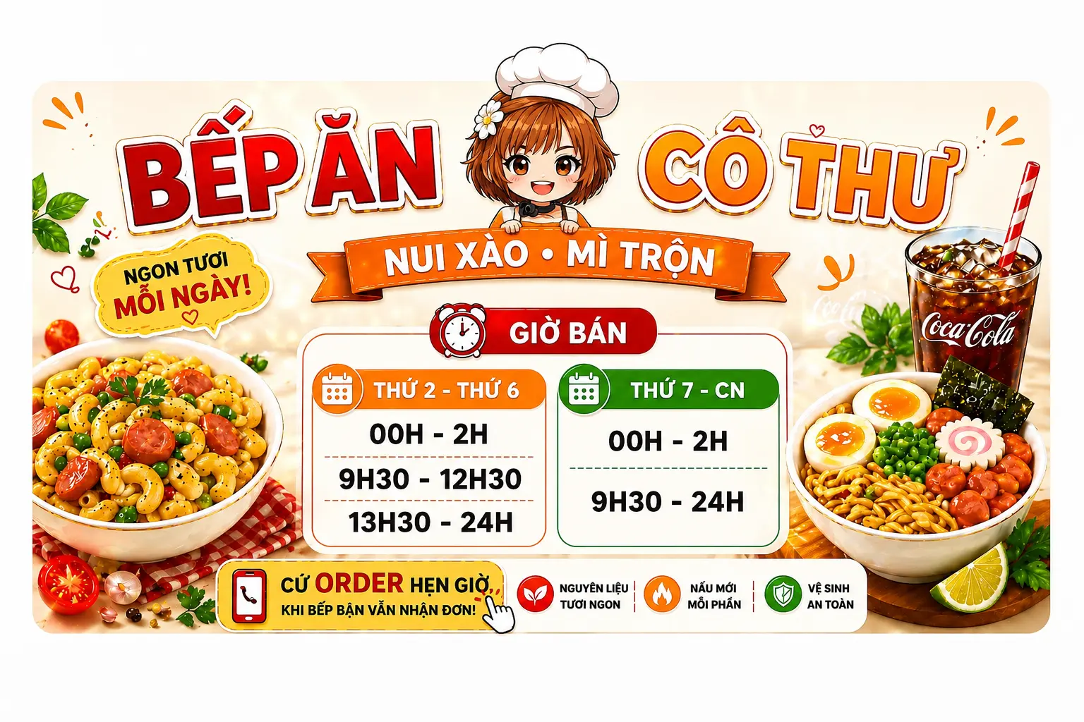Ảnh bìa Bếp Ăn Cô Thư - Nui Xào & Mì Xào - Đường 81