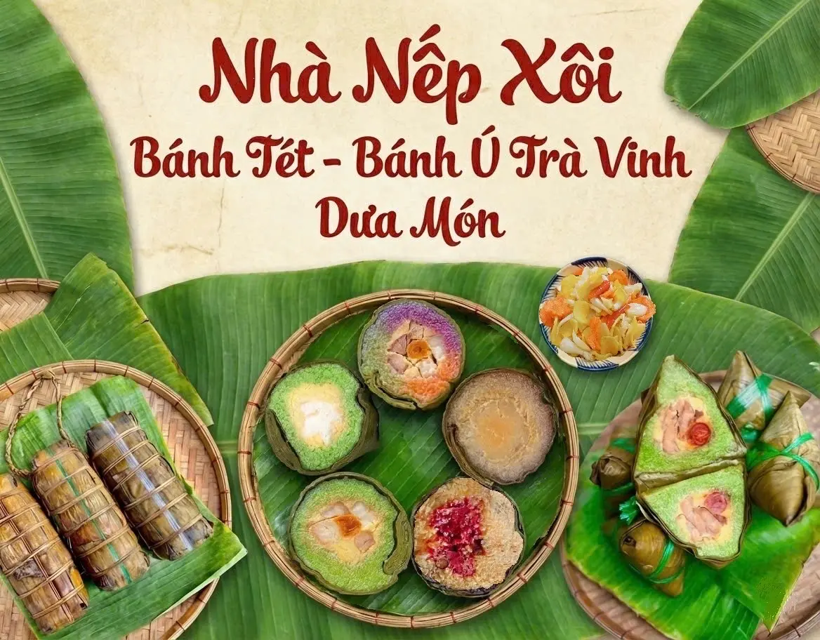 Ảnh bìa Nhà Nếp Xôi - Bánh Tét & Bánh Ú Trà Vinh - Lê Văn Quới