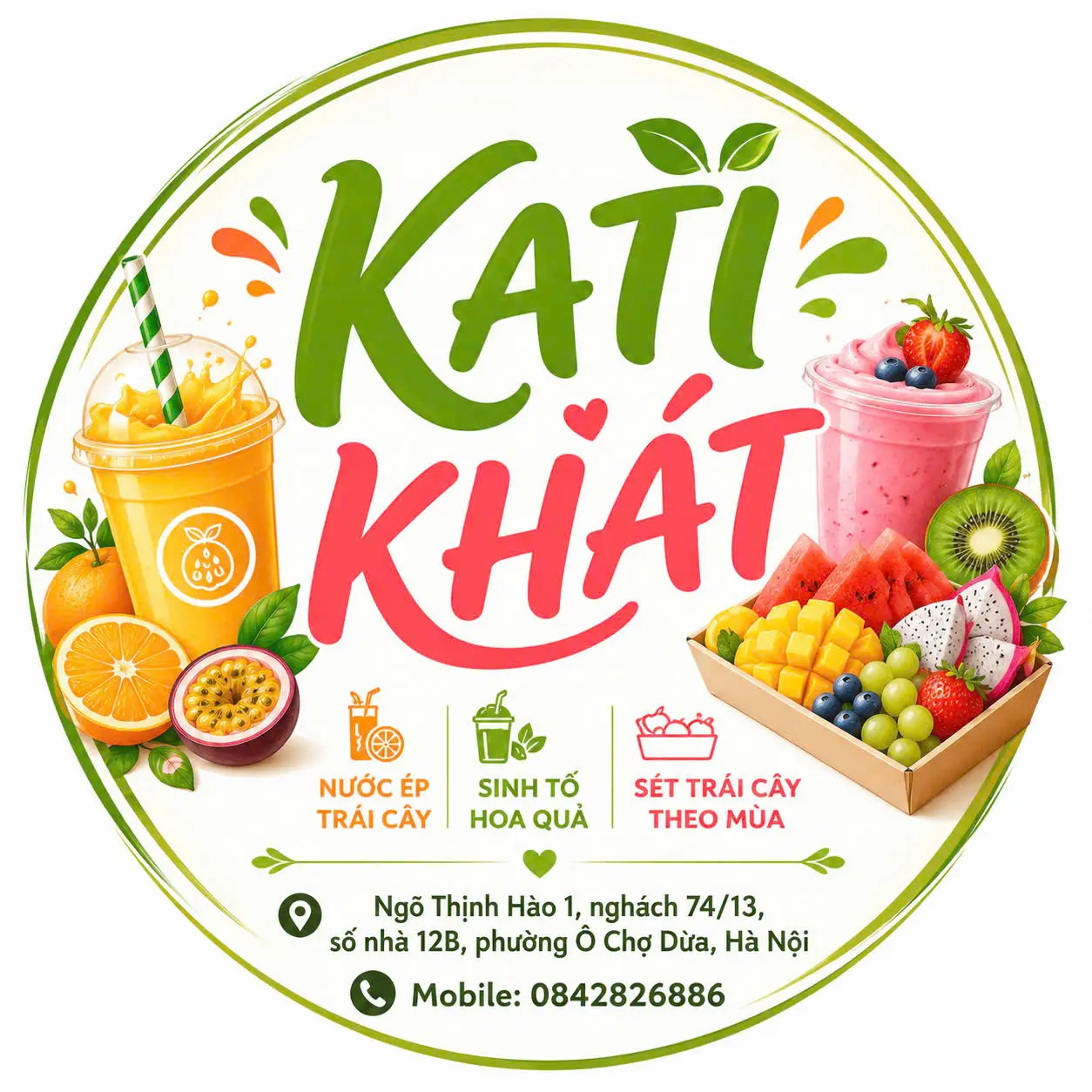 Ảnh bìa Kati Khát - Nước Ép Trái Cây, Sinh Tố Hoa Quả & Set Hoa Quả Các Loại - Tôn Đức Thắng