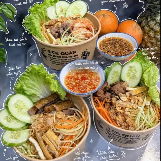 Ảnh bìa 3CE Quán - Gỏi Cuốn, Bún Trộn Thịt Nướng & Trà Trái Cây Tươi - Nguỵ Như Kon Tum