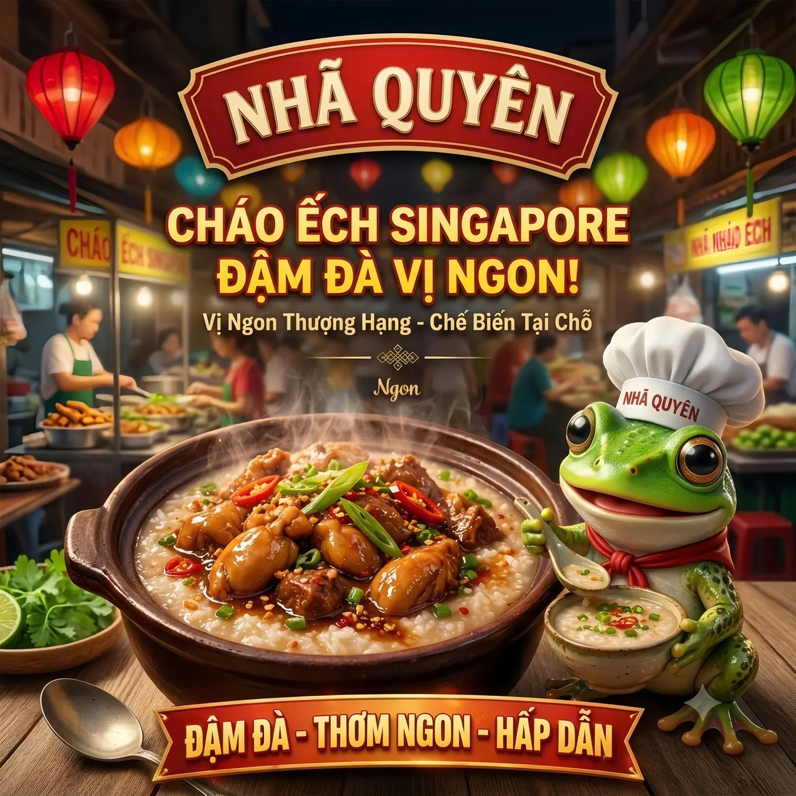 Ảnh bìa Nhã Quyên - Cháo Ếch Singapore Sài Gòn - Mai Văn Ngọc