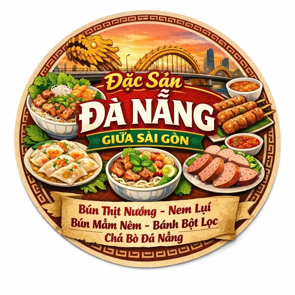 Ảnh bìa Đặc Sản Đà Nẵng Giữa Sài Gòn - Bún Thịt Nướng & Bún Mắm Nêm - Lê Tấn Quốc
