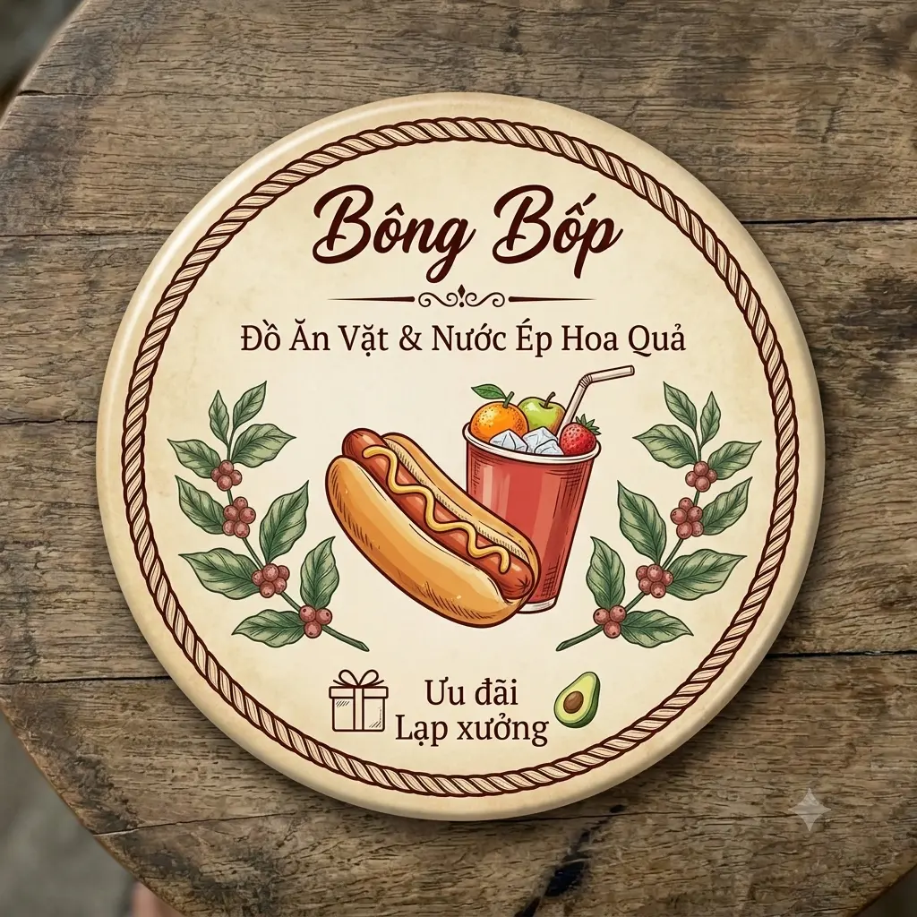 Ảnh bìa Bông Bốp - Đồ Ăn Vặt & Nước Ép Hoa Quả - Xuân La