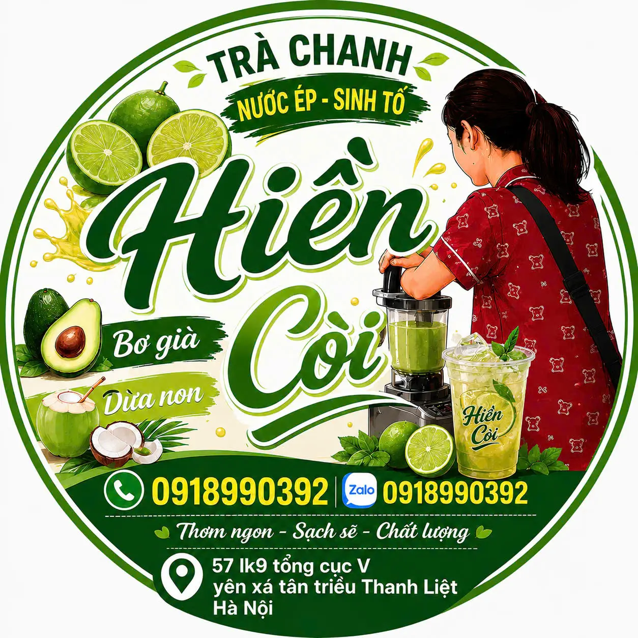 Ảnh bìa Bơ Già Dừa Non Hiền Còi Yên Xá - Đường Số 32