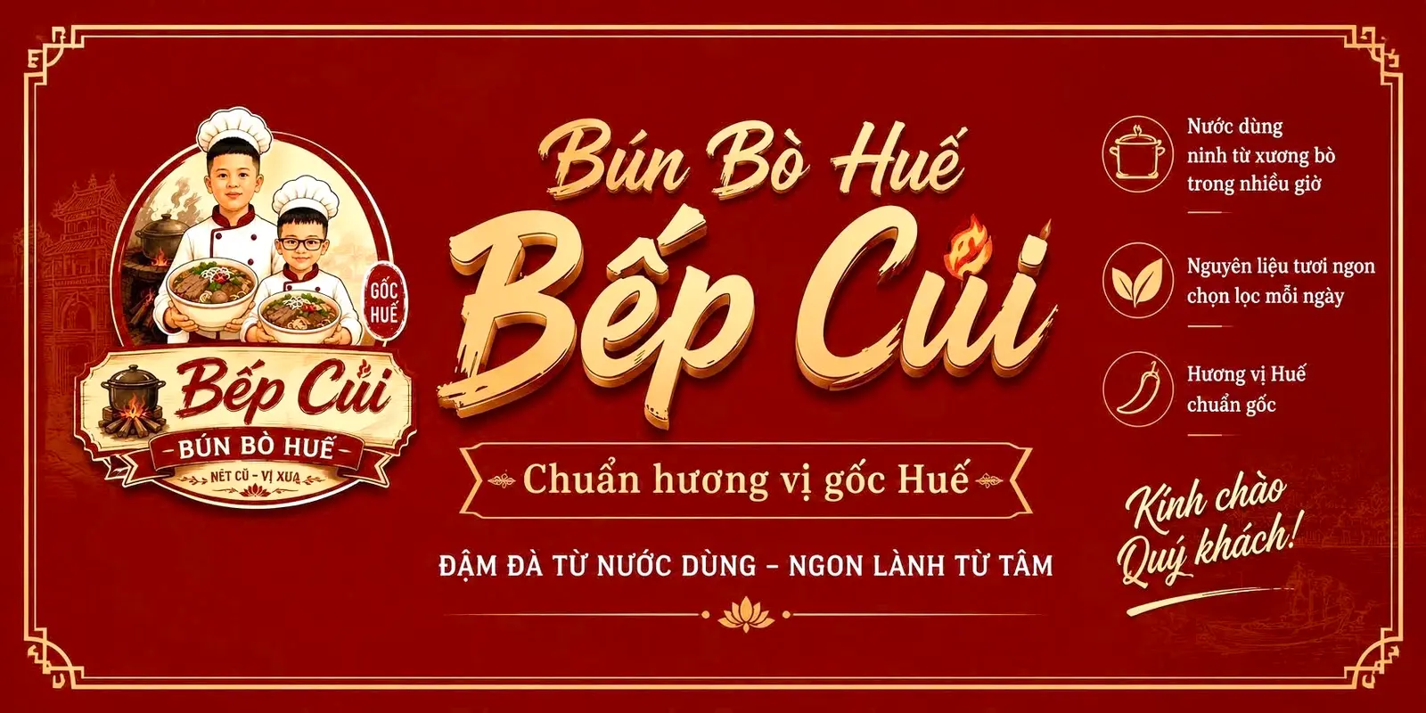 Ảnh bìa Bún Bò Huế Bếp Củi - Hoàng Cầu