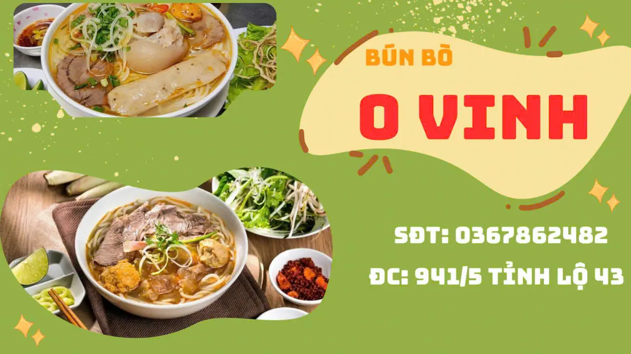 Ảnh bìa O Vinh - Bún Bò - Tỉnh Lộ 43