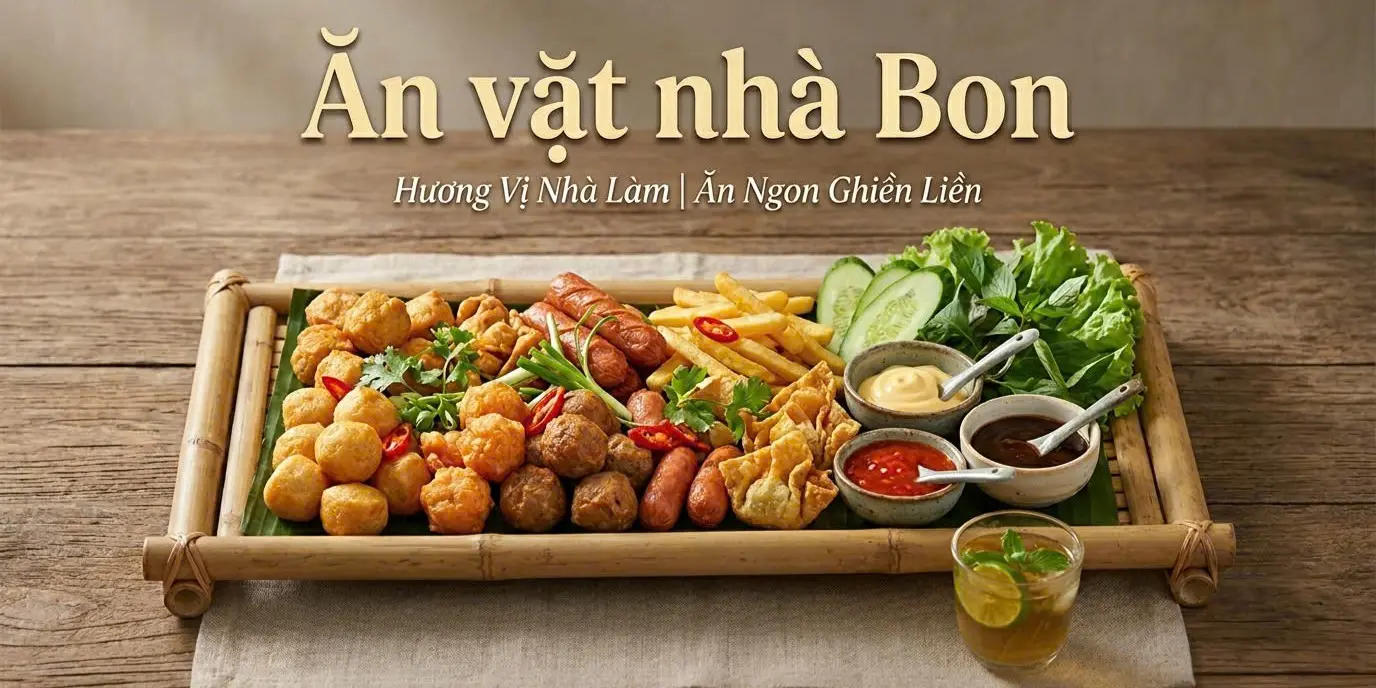 Ảnh bìa Ăn Vặt Nhà Bon - Đặng Văn Bi