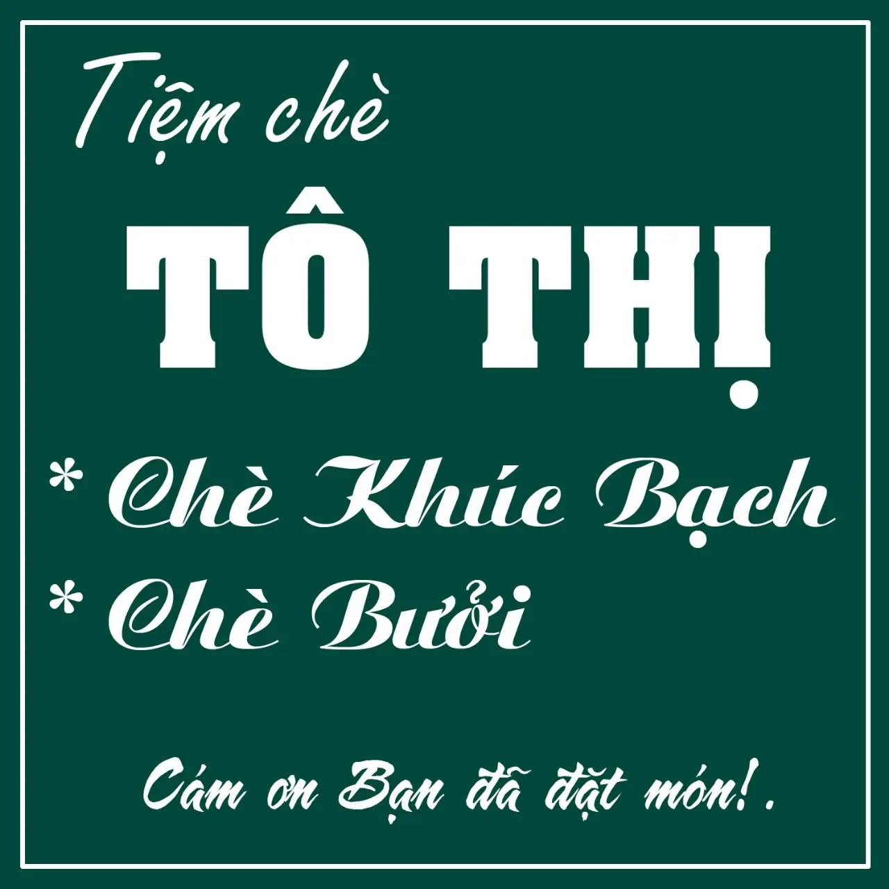 Ảnh bìa Tiệm Chè Tô Thị - Chè Khúc Bạch & Chè Bưởi & Ăn Vặt