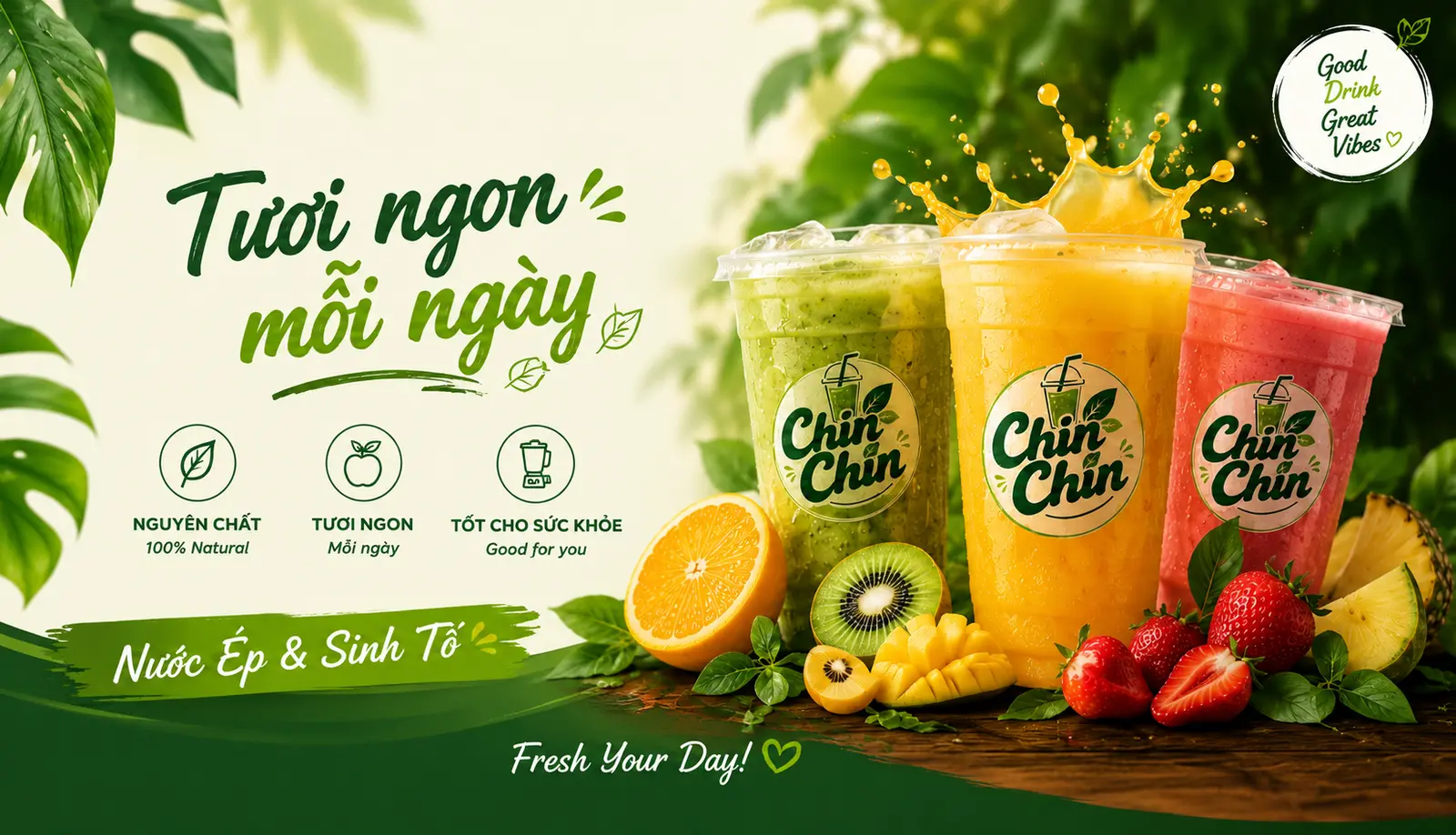 Ảnh bìa CHIN CHIN - Sinh Tố, Nước Ép & Detox - Quang Trung
