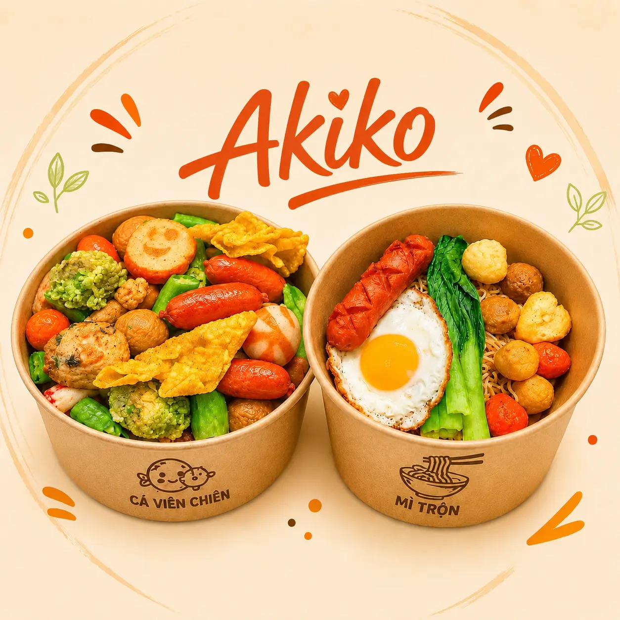 Ảnh bìa Akiko - Cá Viên Chiên & Mì Trộn - Trần Xuân Soạn