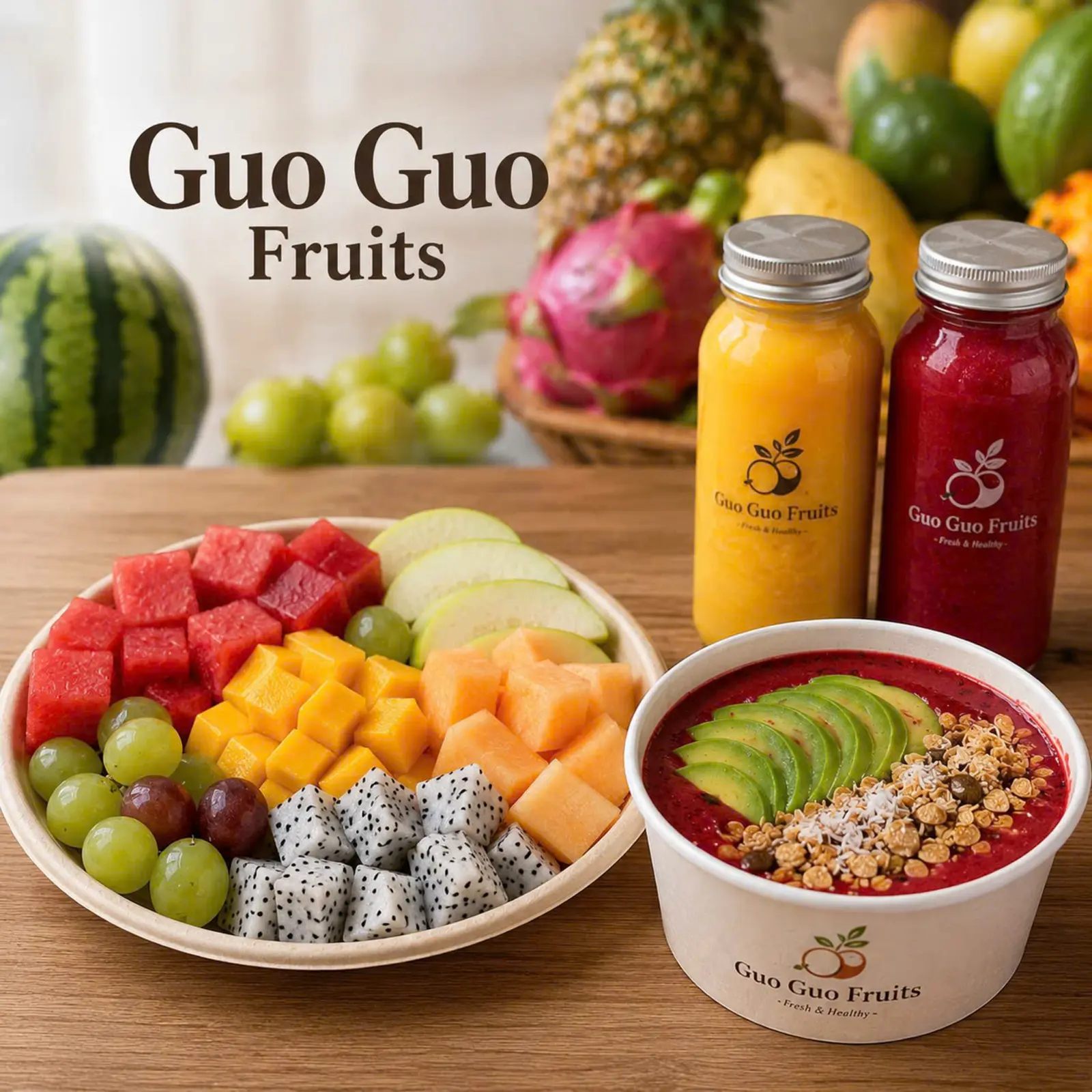 Ảnh bìa GUO GUO FRUITS - Trái Cây Cắt Sẵn - Trần Hưng Đạo