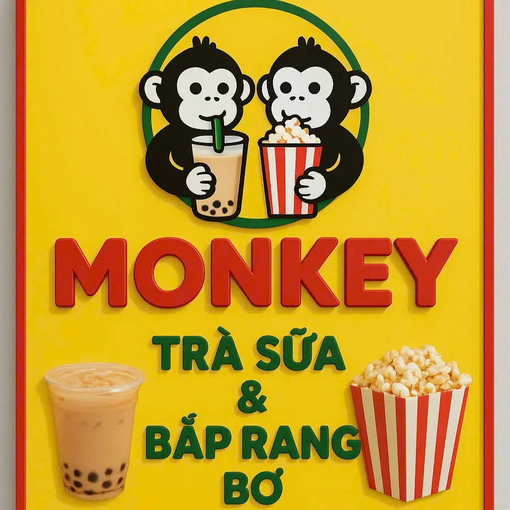 Ảnh bìa Monkey - Trà Sữa & Bắp Rang Bơ - Lê Đức Thọ