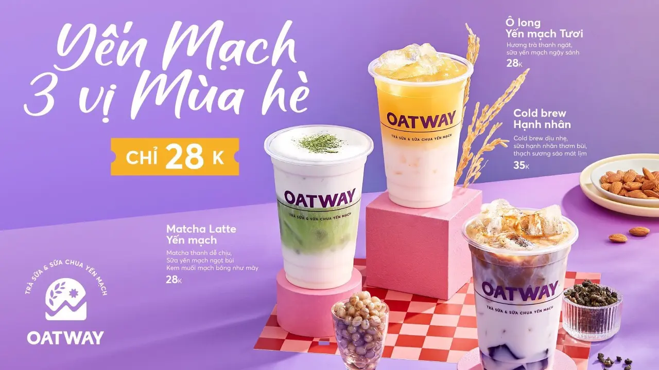 Ảnh bìa Oatway - Trà Sữa & Sữa Chua Yến Mạch - Thụy Khuê