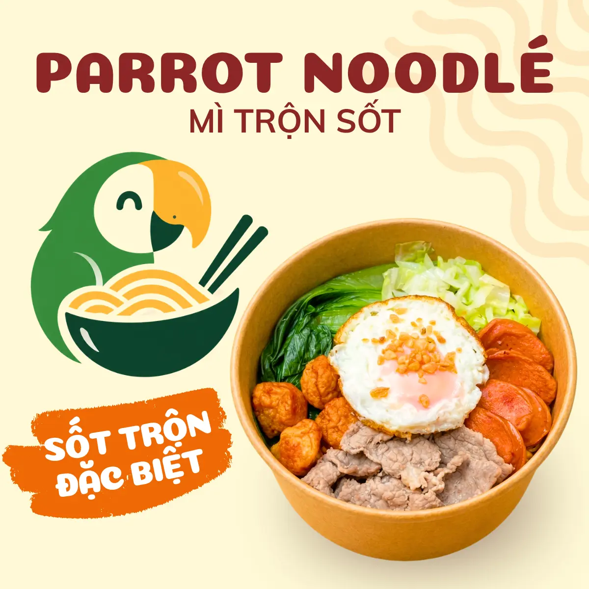 Ảnh bìa Parrot Noodlé - Mì Trộn Sốt - Quốc Lộ 13