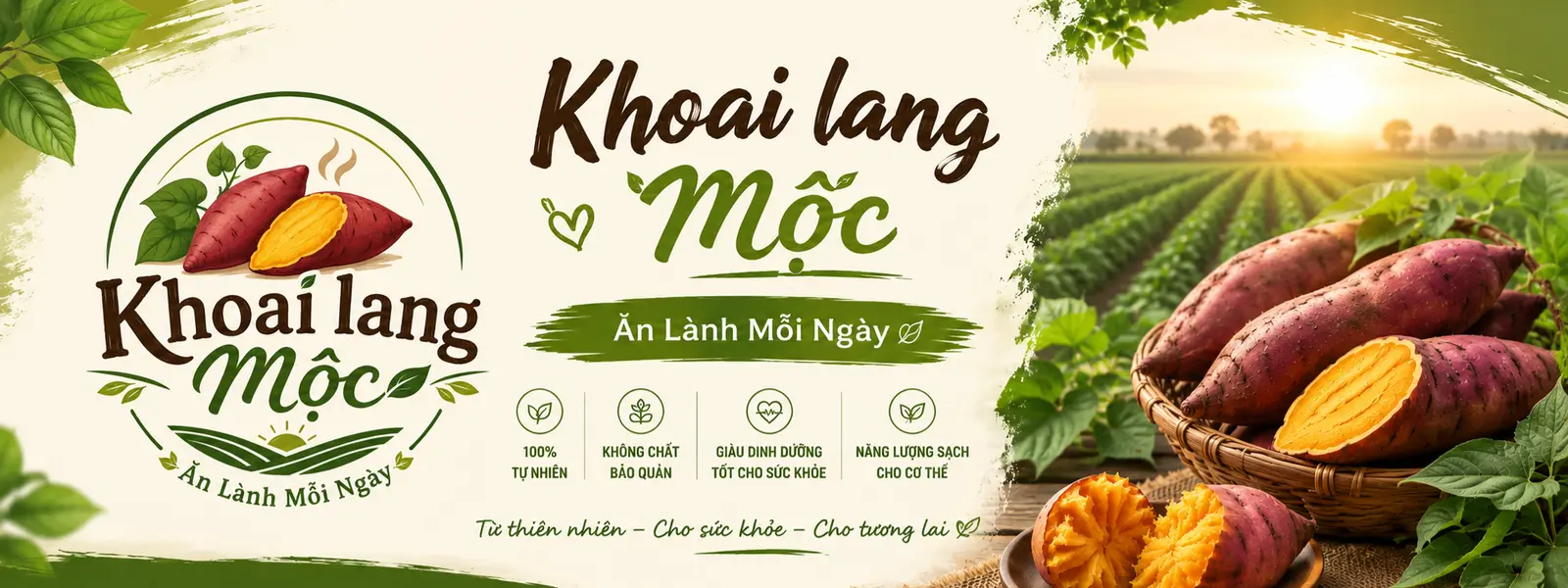 Ảnh bìa Khoai Lang Mộc - Ăn Lành Mỗi Ngày - Nguyễn Văn Quá