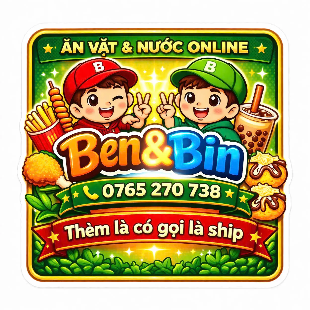Ảnh bìa Ben & Bin - Nước & Ăn Vặt - Lương Định Của