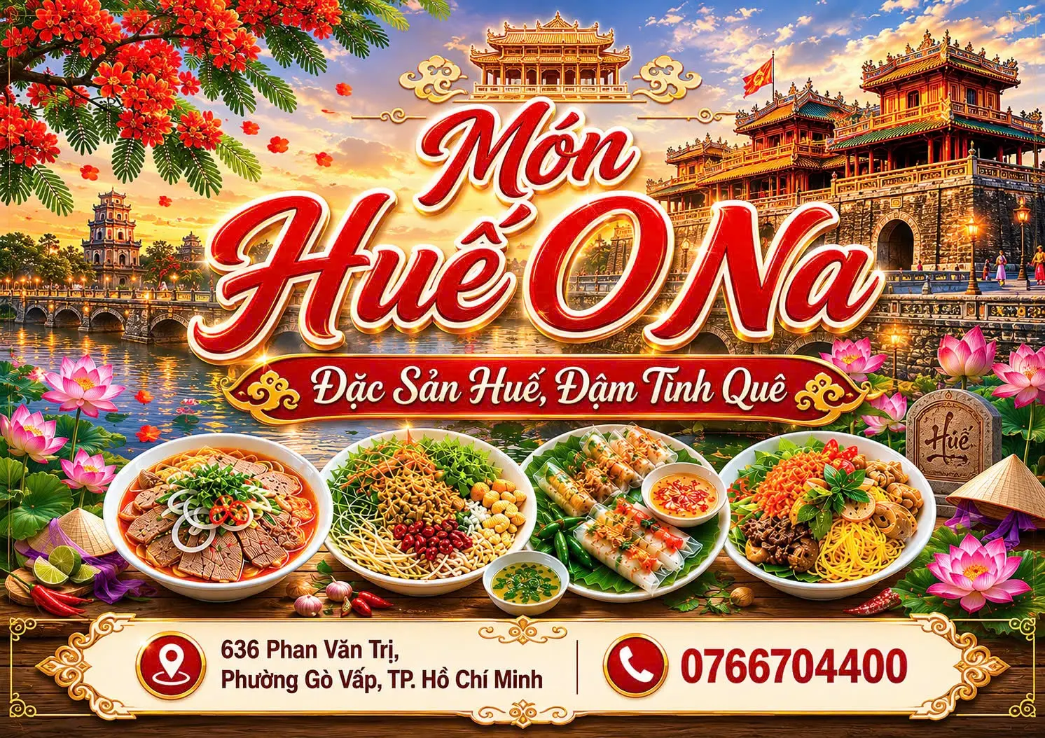 Ảnh bìa Món Huế O Na - Phan Văn Trị