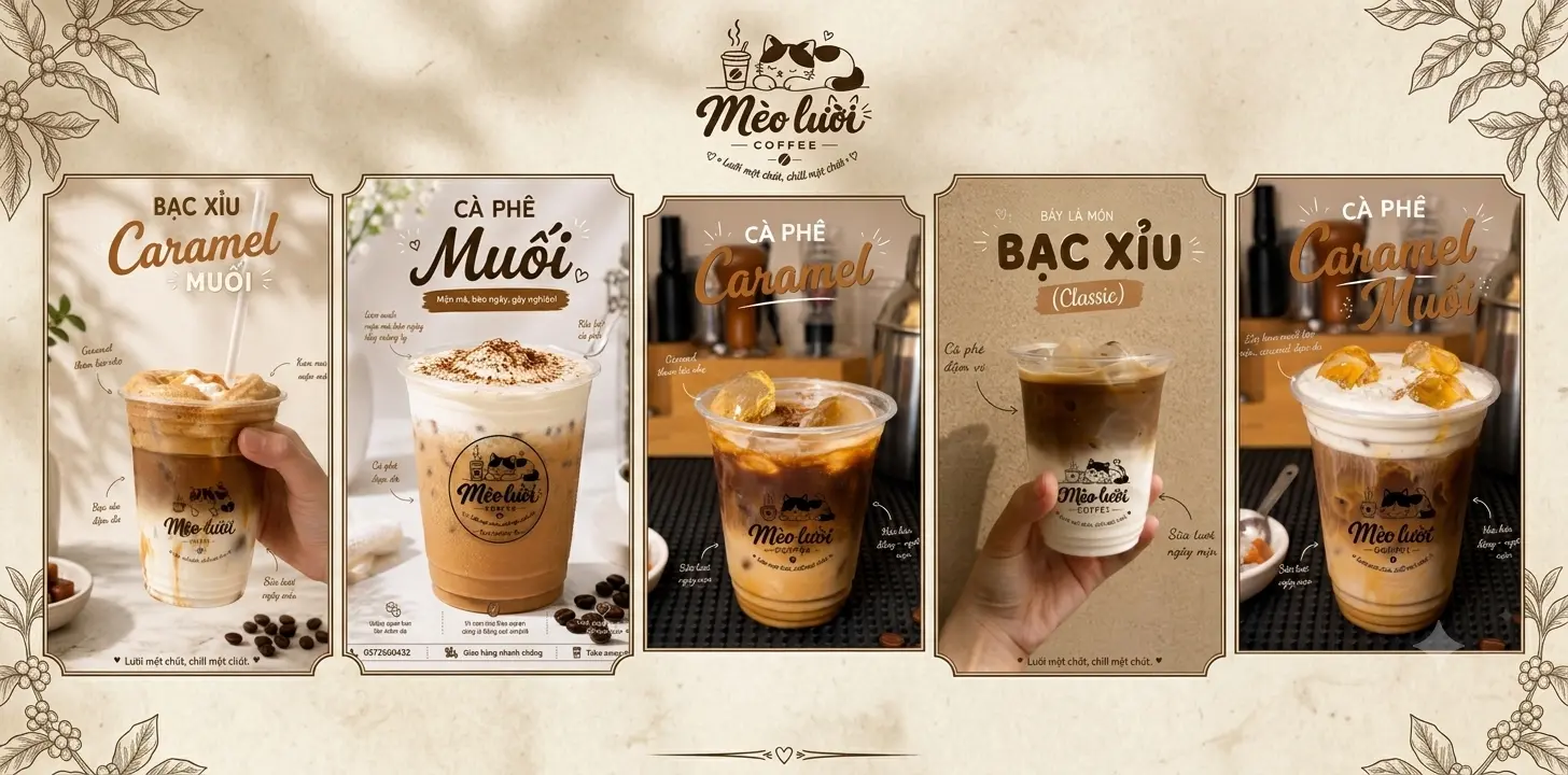 Ảnh bìa Cafe Muối Mèo Lười - Huỳnh Văn Bánh