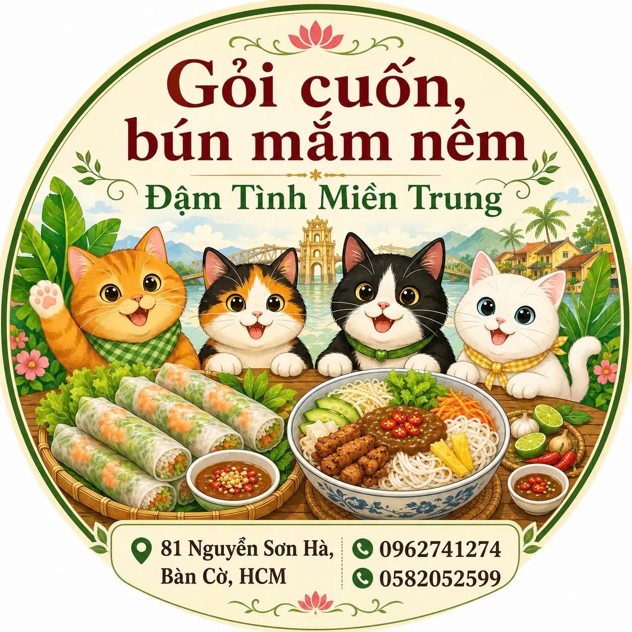 Ảnh bìa Gỏi Cuốn & Bún Mắm Nêm - Nguyễn Sơn Hà