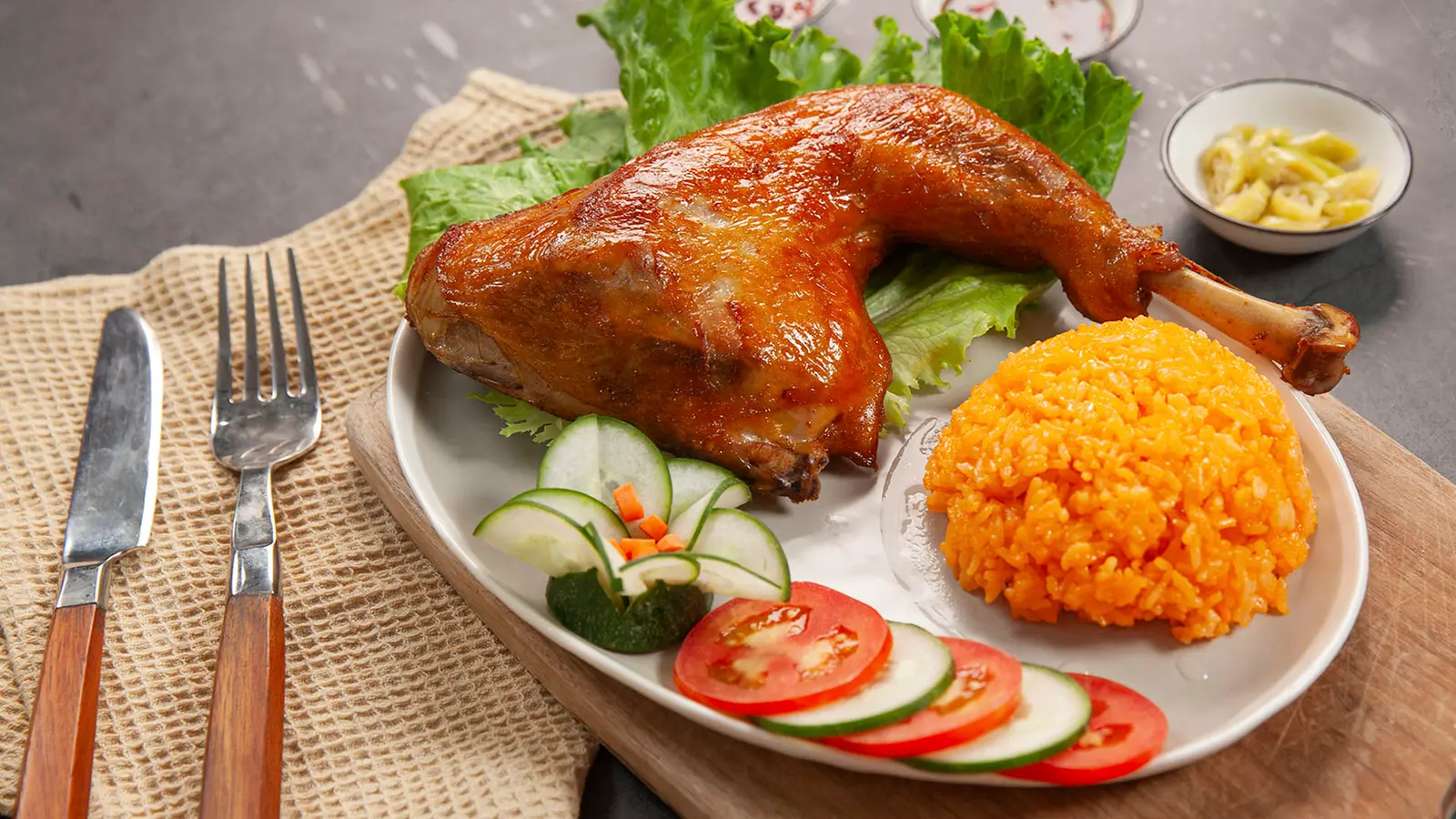 Ảnh bìa Cơm Gà Xối Mỡ Anh Ba - Bùi Quang Là
