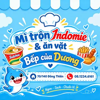 Ảnh đại diện Bếp của Dương - Mì Trộn Indomie & Ăn Vặt - Đông Thiên