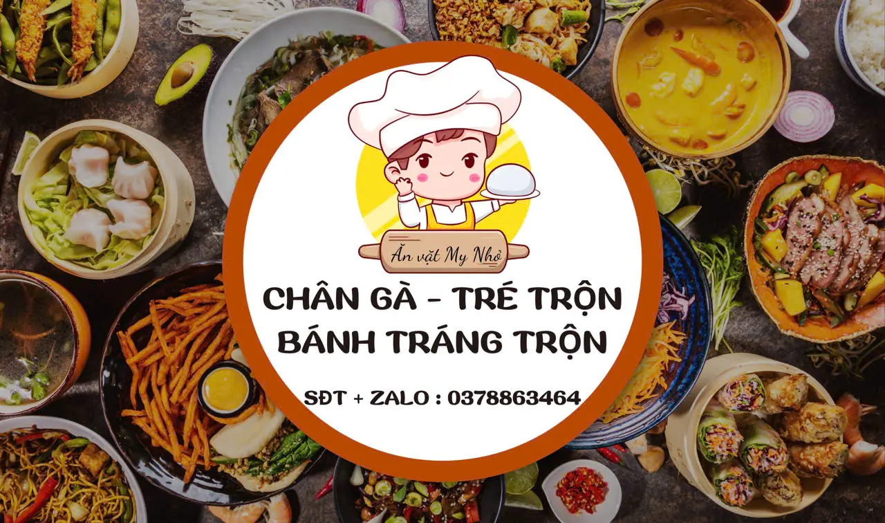Ảnh bìa Ăn Vặt My Nhỏ - Chân Gà Sốt Thái, Tré Trộn & Trứng Non - Đường Số 9