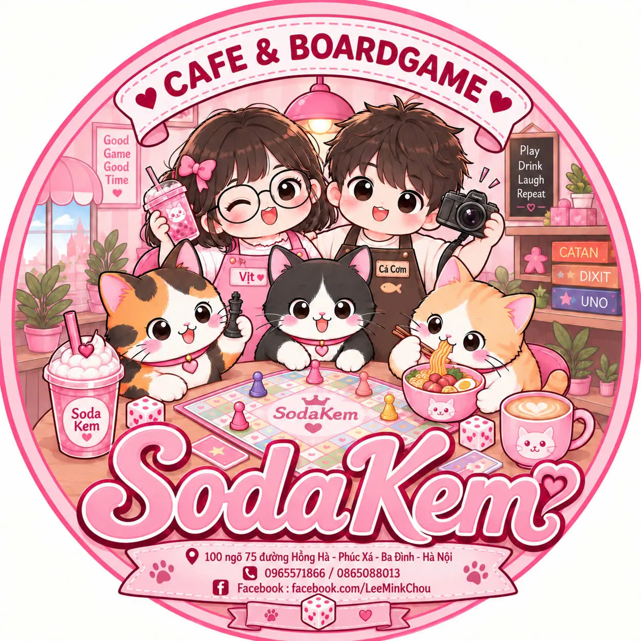 Ảnh bìa SodaKem - Cafe & Đồ Ăn Vặt - Hồng Hà