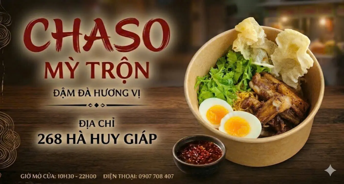 Ảnh bìa CHASO - MỲ TRỘN SƯỜN QUE - Hà Huy Giáp
