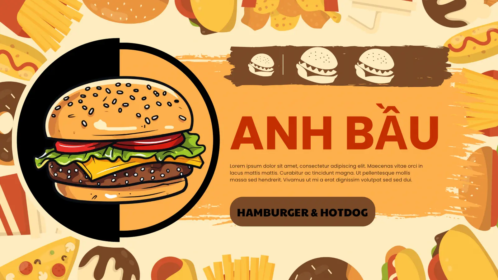 Ảnh bìa Burger Anh Bầu - Nguyễn Hữu Hào