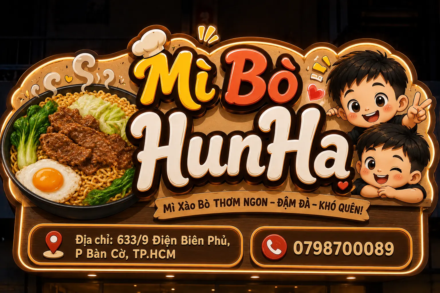 Ảnh bìa Mì Bò HunHa - Điện Biên Phủ