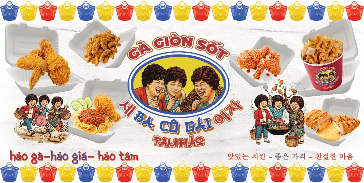 Ảnh bìa Gà Rán Giòn Sốt Ba Cô Gái - Đường Số 17