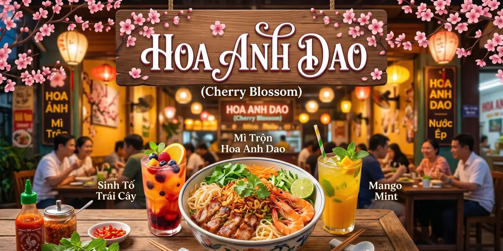 Ảnh bìa Hoa Anh Đào Quán - Đồ Uống & Mì Trộn - Yên Hòa