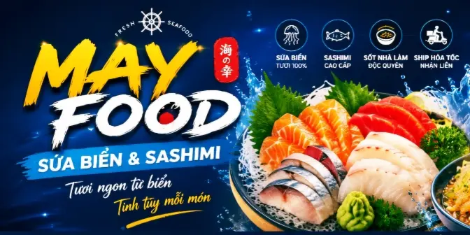 Ảnh bìa May Food - Rong Nho Tươi, Sứa Biển & Sashimi - Xô Viết Nghệ Tĩnh 