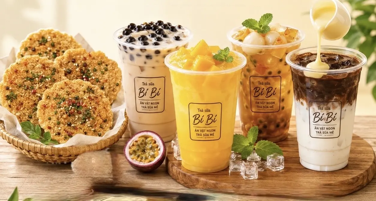 Ảnh bìa Ăn Vặt & Trà Sữa Bí Bí - Đường 22
