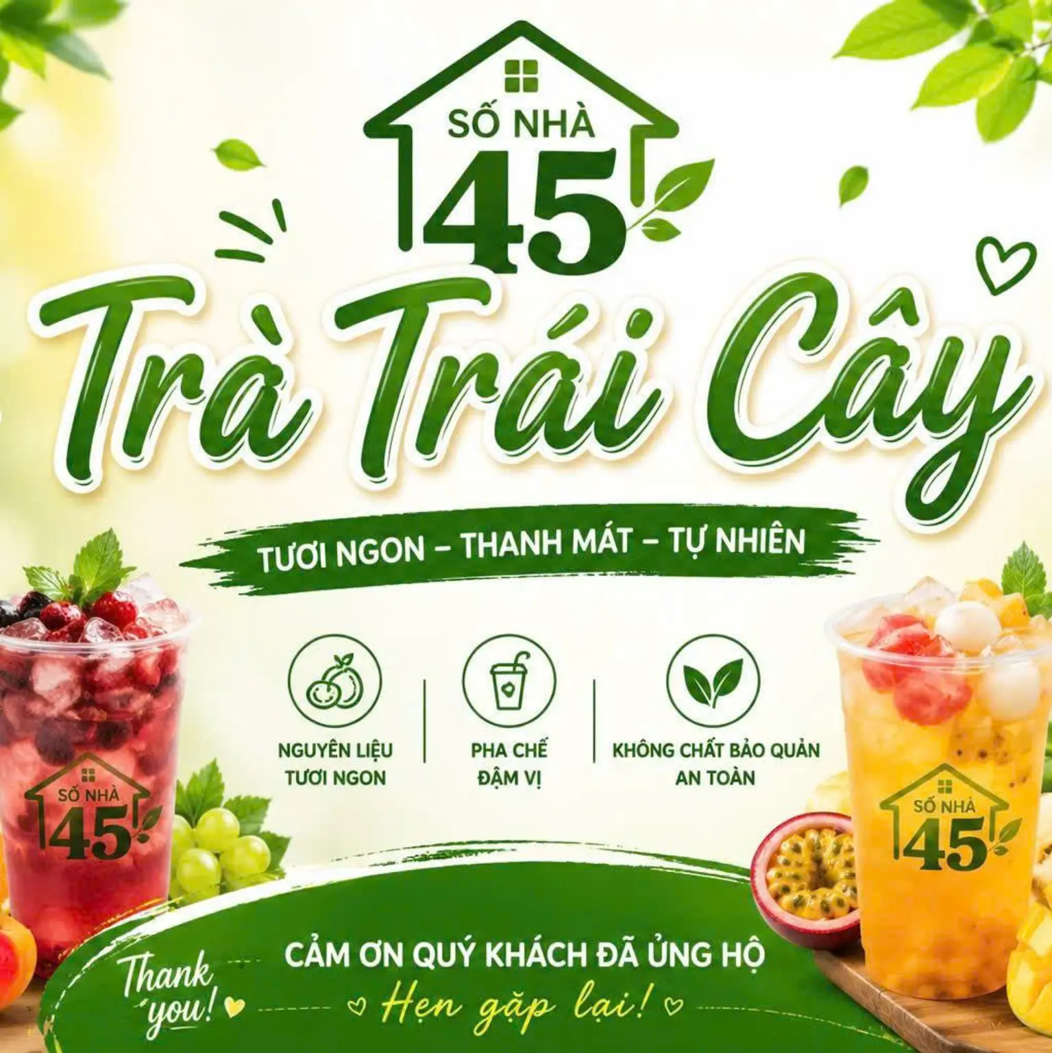 Ảnh bìa Trà Trái Cây Tươi Nhà Số 45 - Đường Số 12
