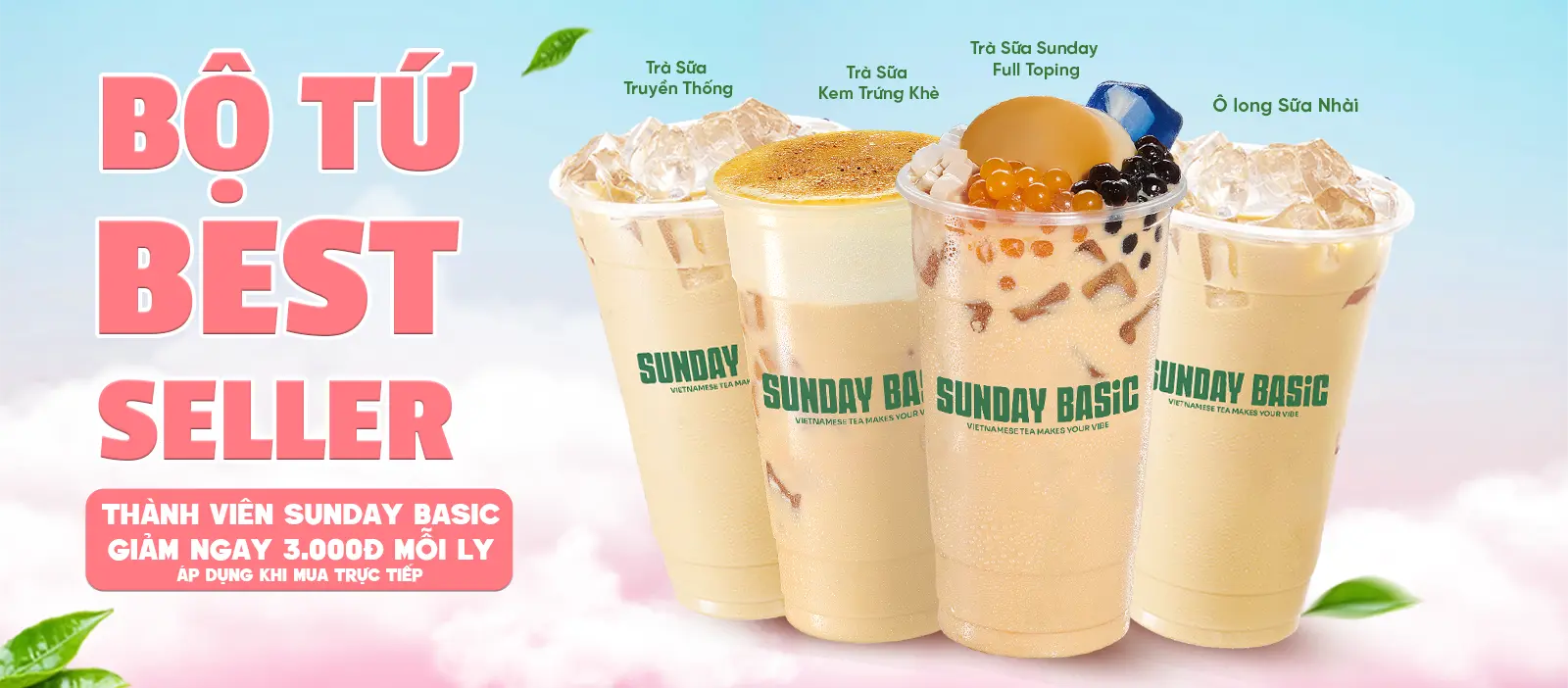 Ảnh bìa Trà Sữa Sunday Basic - Tạ Quang Bửu 