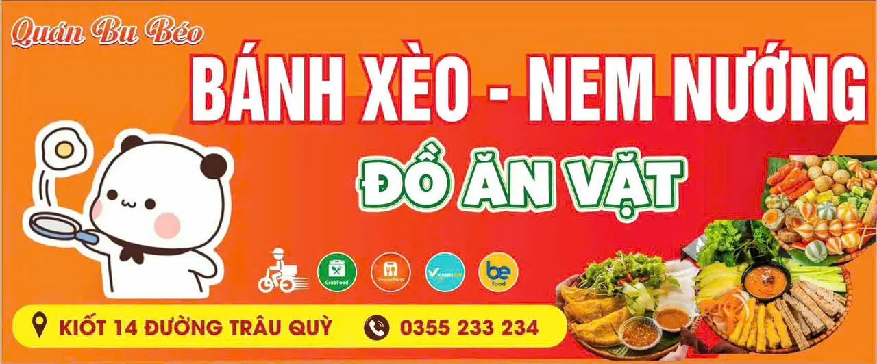 Ảnh bìa Quán Bu Béo - Bánh Xèo & Nem Nướng - Trâu Quỳ