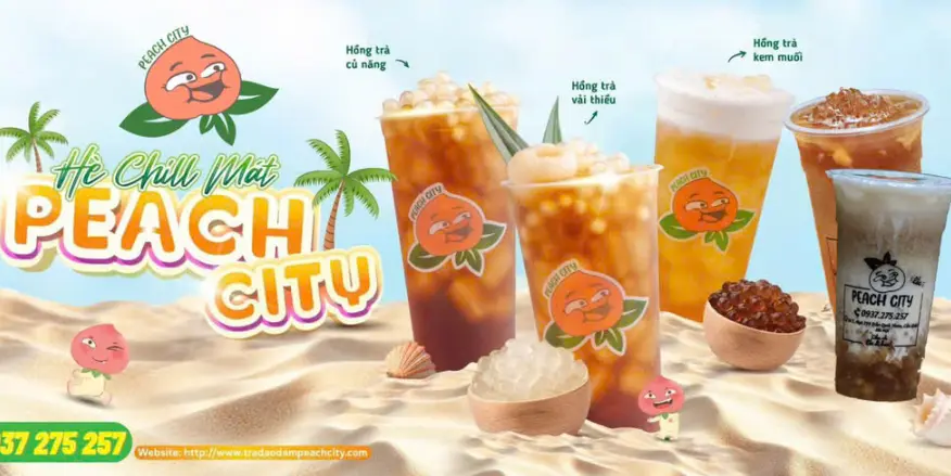 Ảnh bìa Trà Đào Dầm Peach City - Xuân Thủy