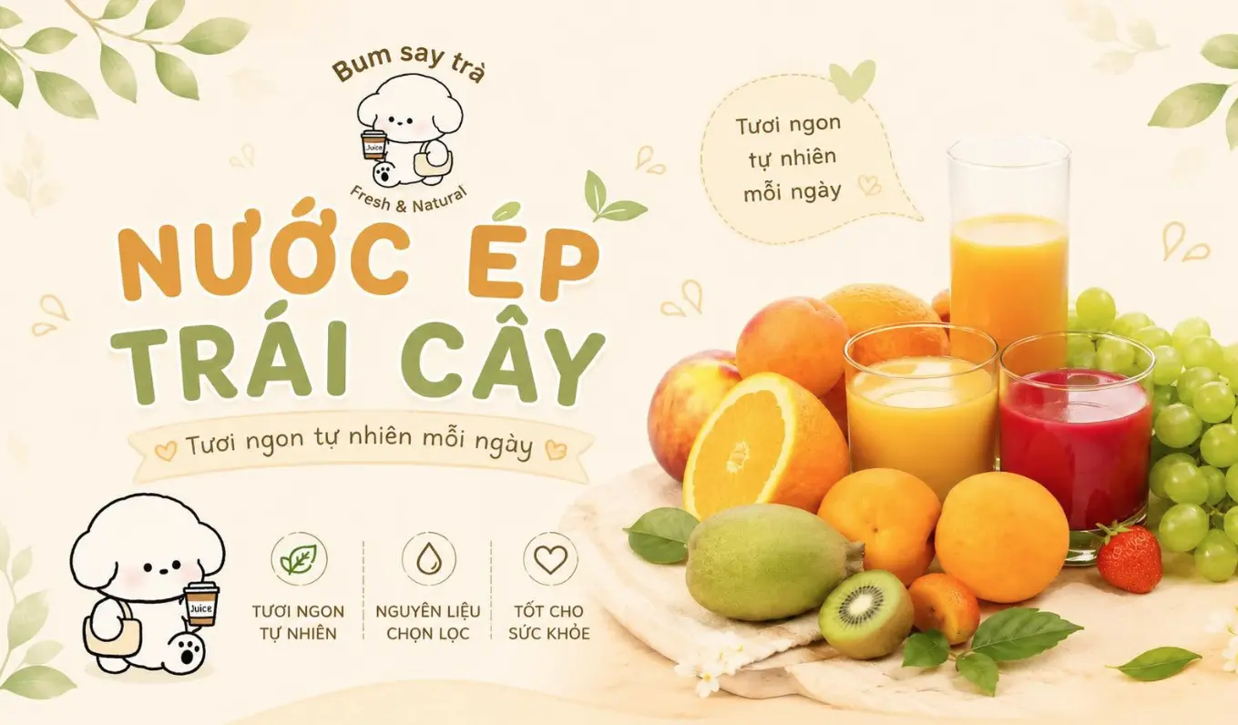 Ảnh bìa Bum Say Trà - Nước Ép & Sinh Tố Trái Cây - Mỹ Đình