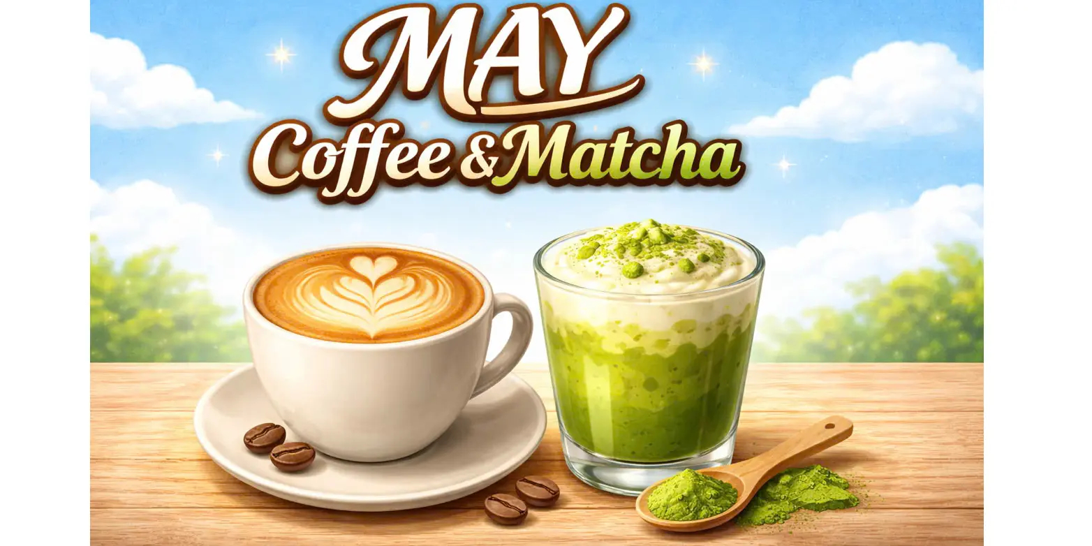 Ảnh bìa MAY Coffee & Matcha Latte - Thích Quảng Đức
