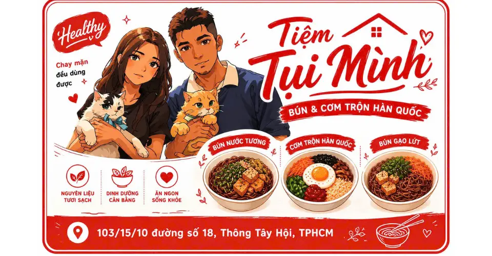 Ảnh bìa Tiệm Tụi Mình - Bún Nước Tương & Cơm Trộn HQ - Đường Số 18