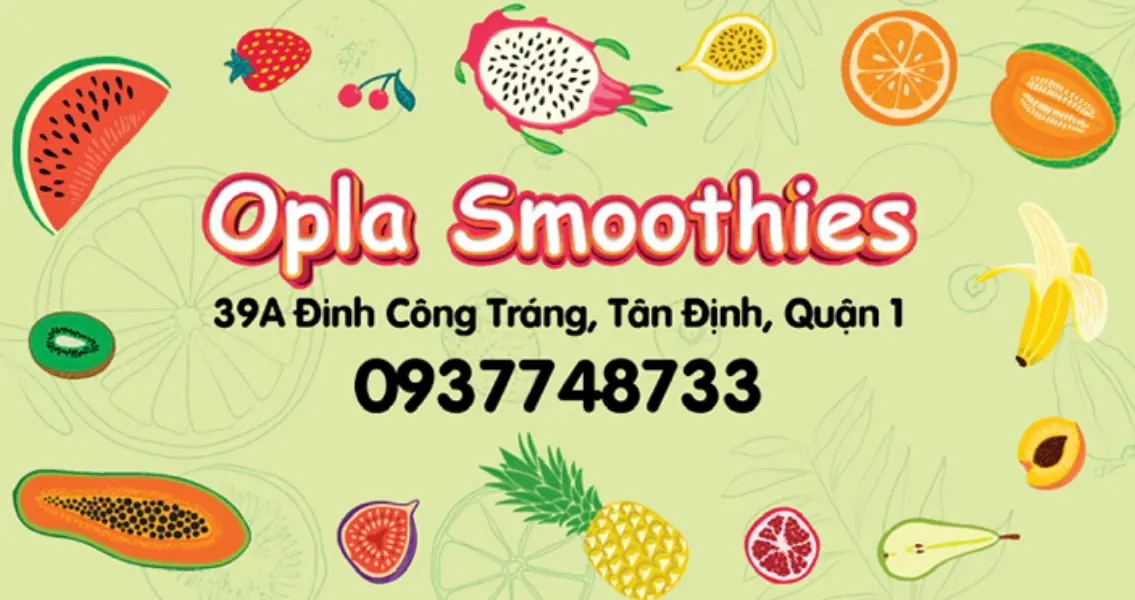 Ảnh bìa Opla Smoothies - Đinh Công Tráng