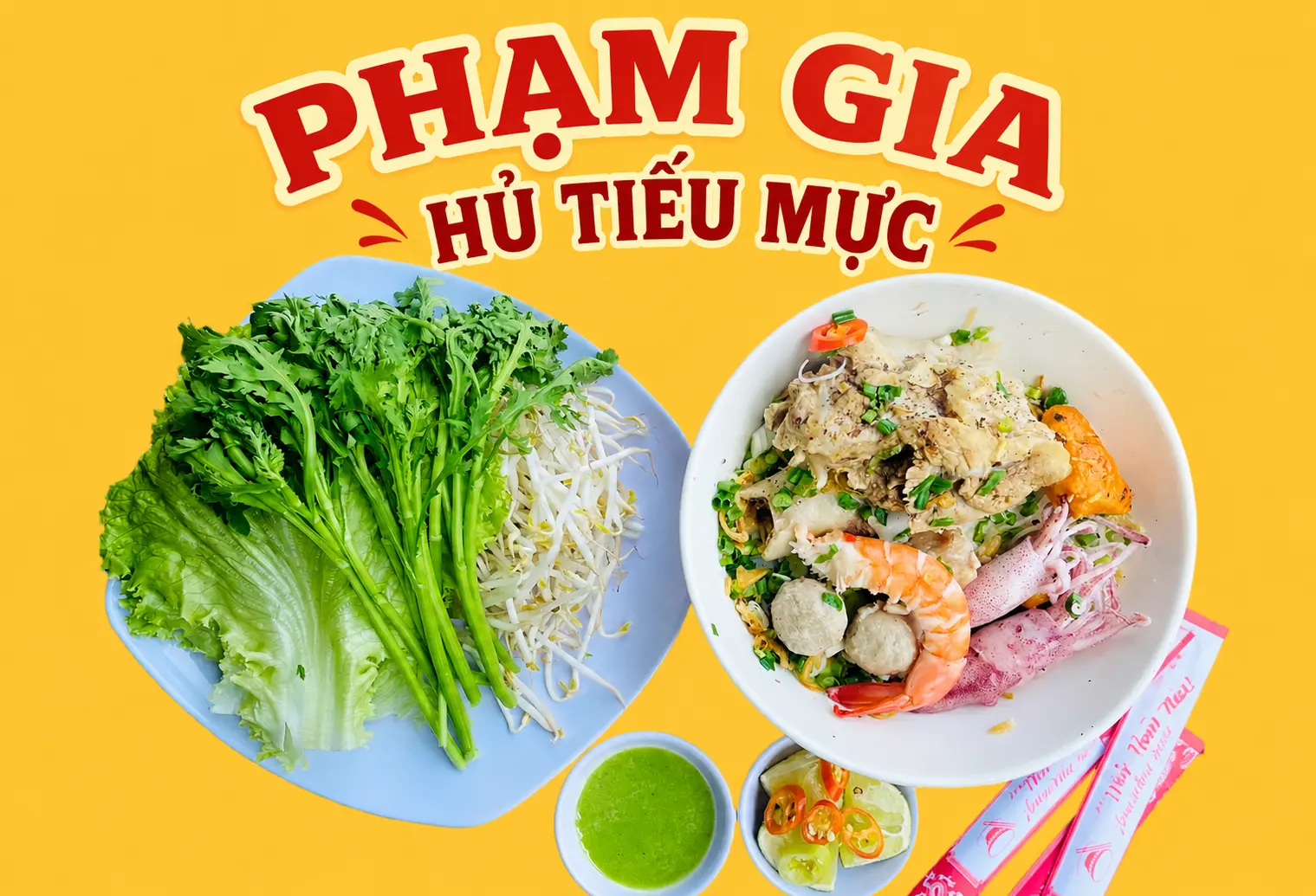 Ảnh bìa Hủ Tiếu Mực Phạm Gia - Hoàng Sa