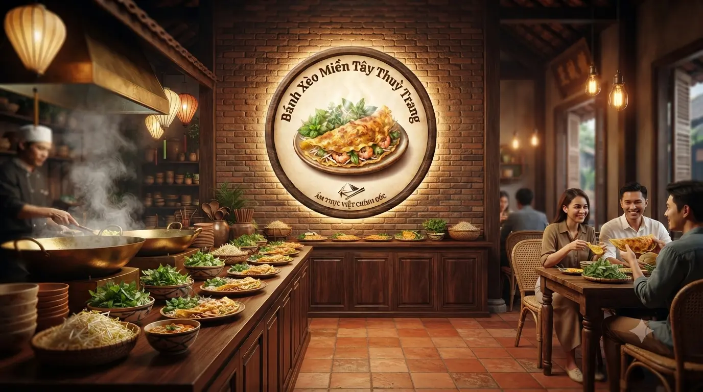 Ảnh bìa Bánh Xèo Miền Tây Thuỳ Trang - Bùi Minh Trực