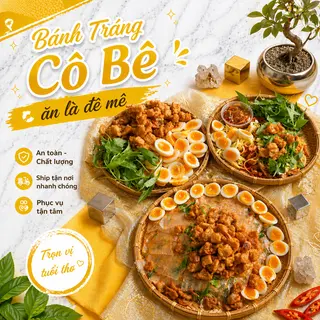 Ảnh đại diện Bánh Tráng Cô Bê Ăn Là Đê Mê - Bánh Tráng Mỡ Hành Tóp Mỡ Trứng Lòng Đào - Dương Quảng Hàm