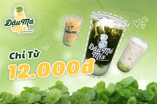Ảnh bìa Đậu Má Mix - Đậu Nành & Rau Má - Bình Thành