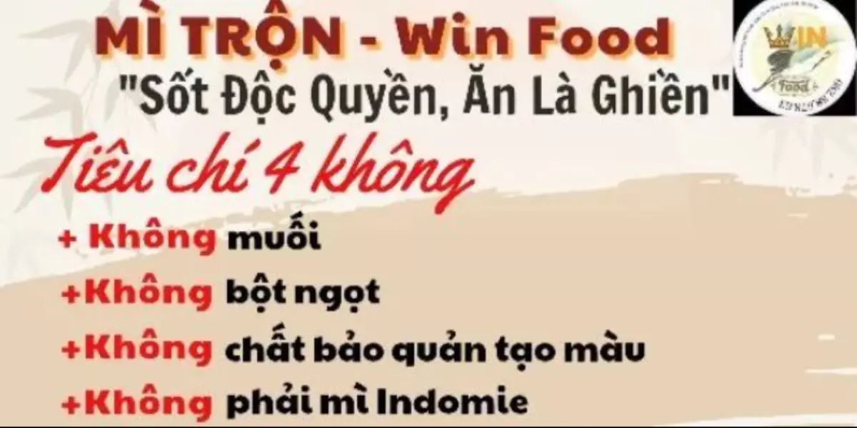 Ảnh bìa Win Food - Mì Trộn Sốt Độc Quyền - Lương Thế Vinh