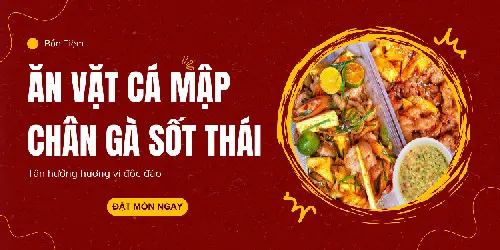 Ảnh bìa Ăn Vặt Cá Mập - Chân Gà Sốt Thái