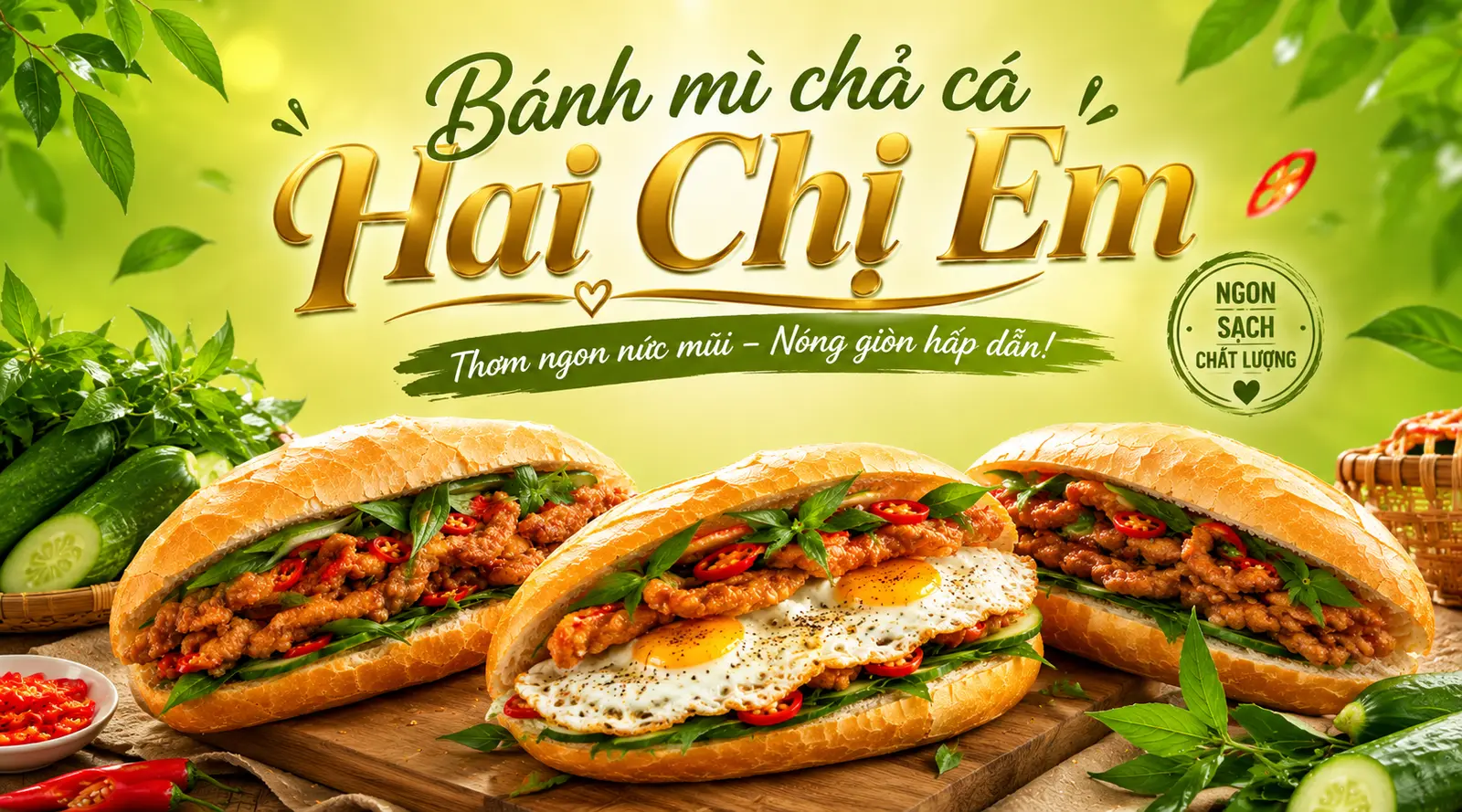 Ảnh bìa Bánh Mì Chả Cá Hai Chị Em - Hiệp Thành 43