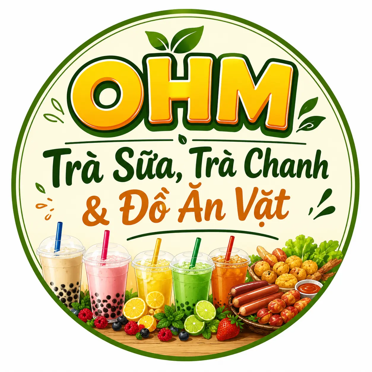 Ảnh bìa OHM - Trà Sữa, Trà Chanh & Đồ Ăn Vặt - Gia Thụy